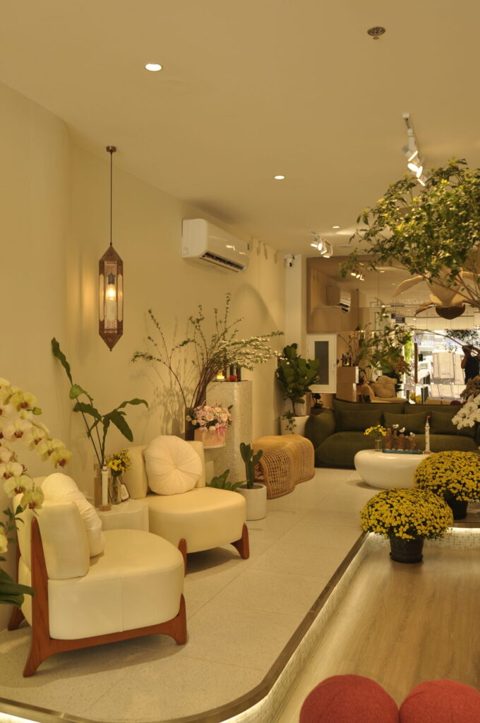 Professional skincare facial treatment for healthy glowing skin