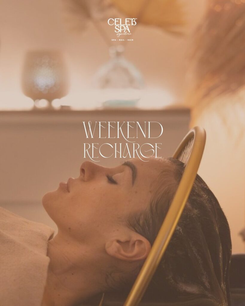 Head spa treatment at Cele’B Spa Signature Ben Thanh Market, a relaxing spa in Ho Chi Minh City